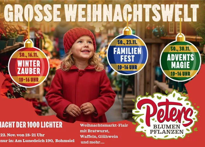 Blumen Peters WEIHNACHTSWELT